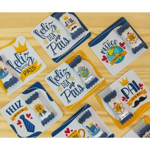 Bala Personalizada Dia dos Pais - Mimo Personalizado Dia dos Pais