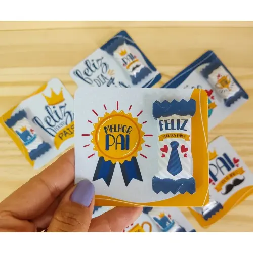 Bala Personalizada Dia dos Pais - Mimo Personalizado Dia dos Pais