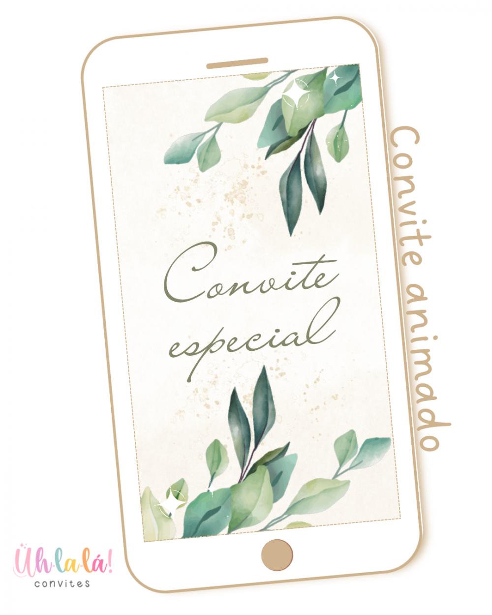 Convite Animado Bodas de Ouro (em vídeo)