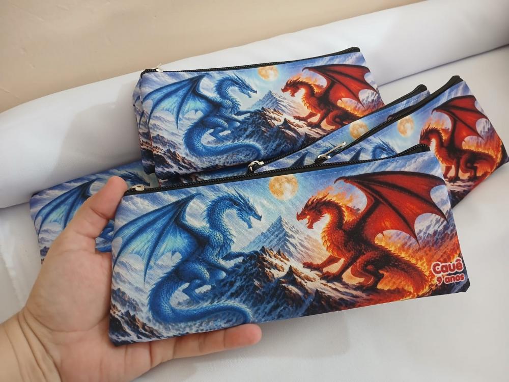 Estojo Slim Personalizado/tam.22x9cm