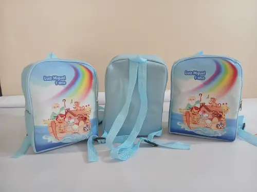 Mochila personalizada sem vivo(borda)