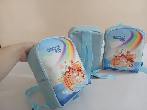 Mochila personalizada sem vivo(borda)