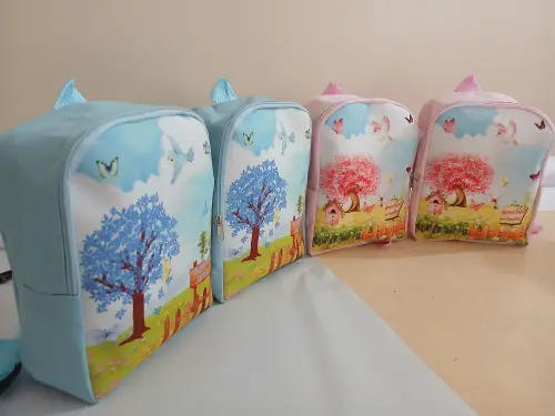 Mochila personalizada sem vivo(borda)