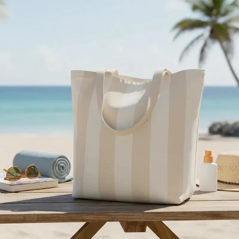 Tote Bag Listrada Creme/cru