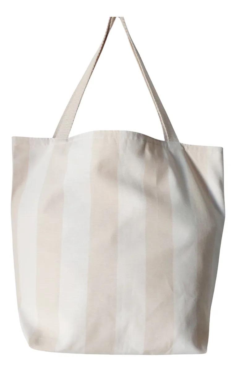 Tote Bag Listrada Creme/cru