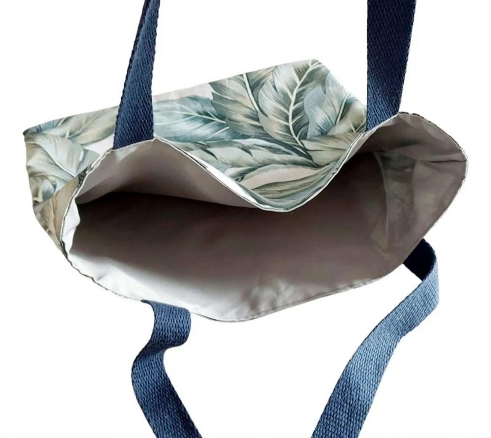 Tote Bag Tecido Acquablock Folhagem