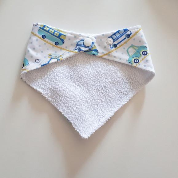 Babador atoalhado bandana Viagem
