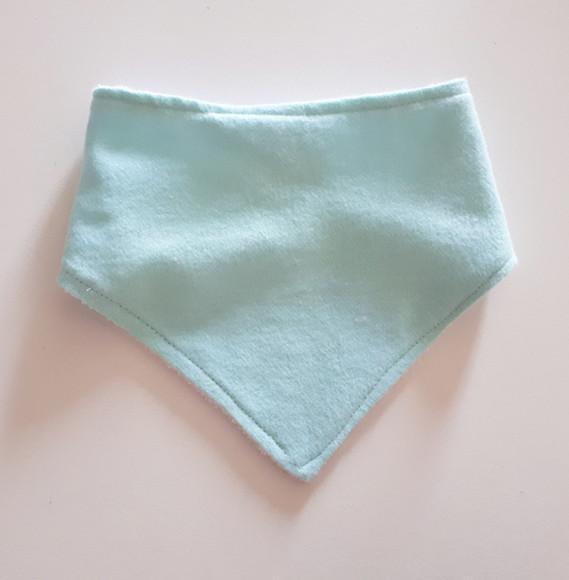 Babador atoalhado bandana Verde Flanela