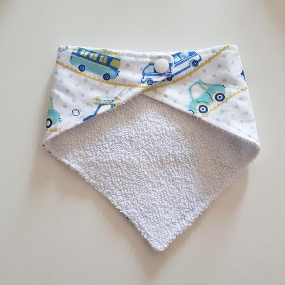 Babador atoalhado bandana Viagem