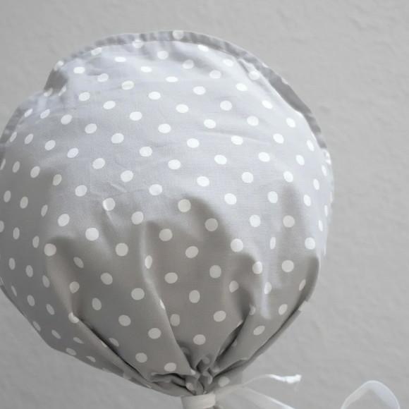 Balão em Tecido Cinza Poá