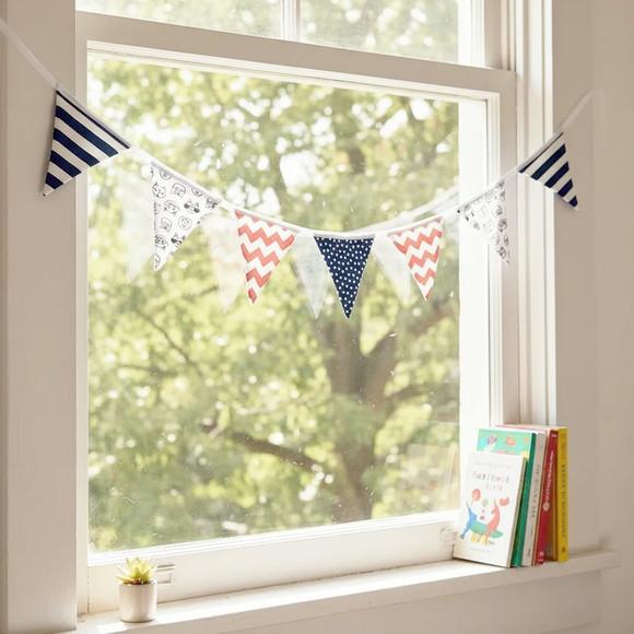 Bandeirinhas em Tecido Estampas Variadas para Decoração