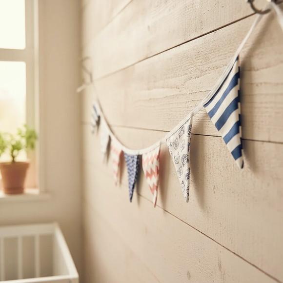 Bandeirinhas em Tecido Estampas Variadas para Decoração