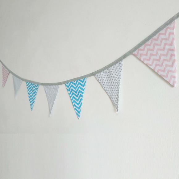 Bandeirinhas em Tecido Mix Estampas