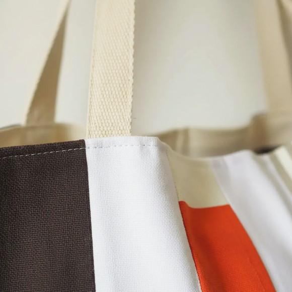 Bolsa Shoulder Tote Tudo Bonitinho Sarja Algodão Cru Marrom
