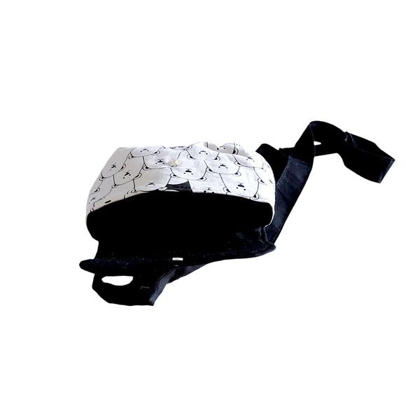 Bolsa Tiracolo Infantil Ursos/preto