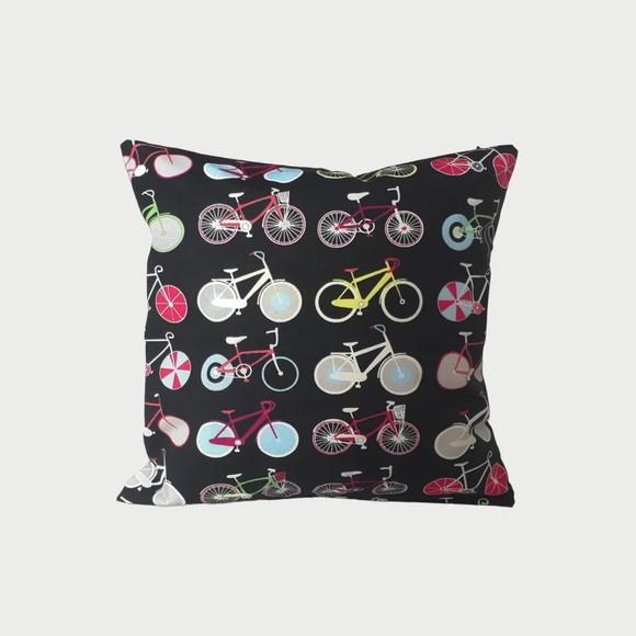 Capa de Almofada Bike Black
