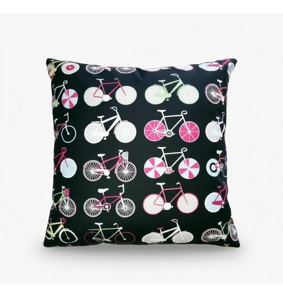 Capa de Almofada Bike Black