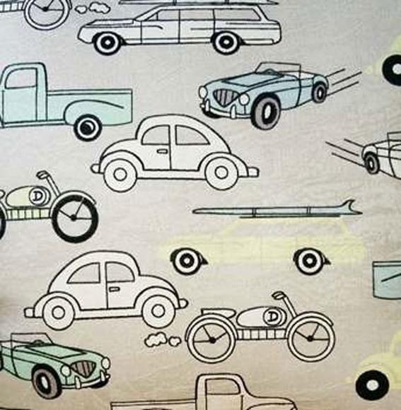 Capa de Almofada Carros & Motos Fundo Gelo