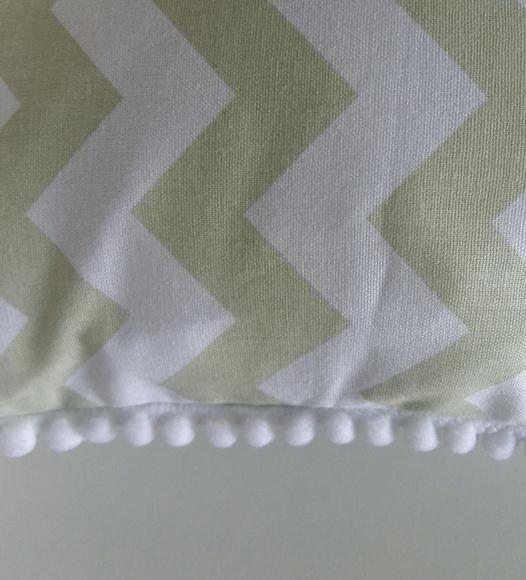 Capa de Almofada Chevron Pistache grelot