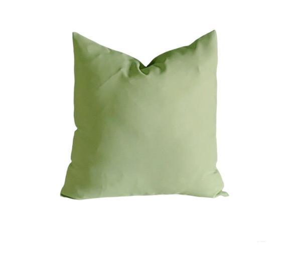 Capa de Almofada Color Pistache Oxford
