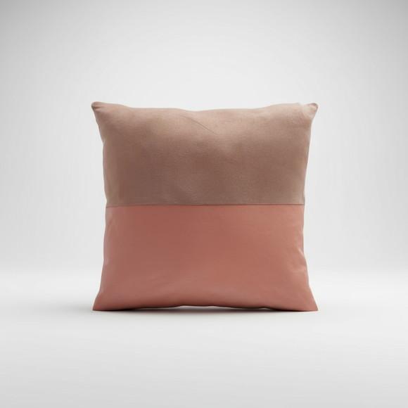Capa de Almofada Corano ,suede e Algodão Modelo2