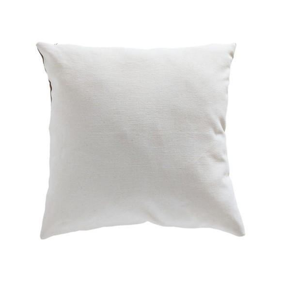 Capa de Almofada Corano Malha de Suede e Algodão