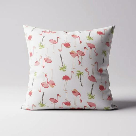 Capa de Almofada Flamingos