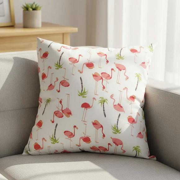 Capa de Almofada Flamingos