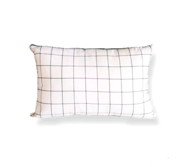 Capa de Almofada Grid 65x40