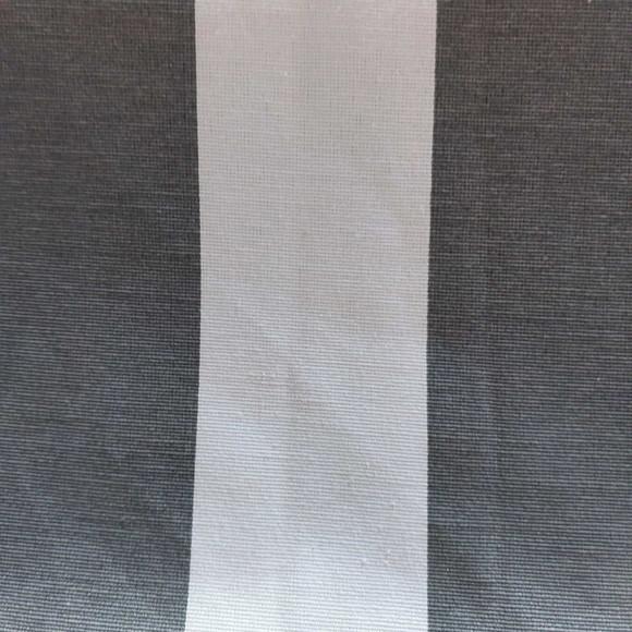 Capa de Almofada Listra Cinza e Branco