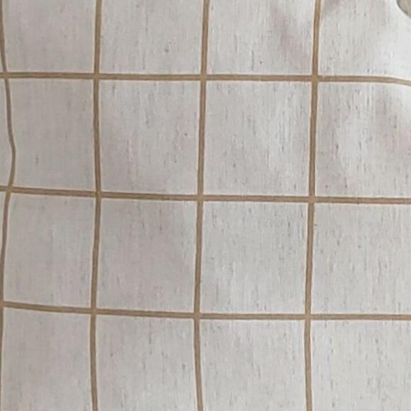 Kit 2 Almofadas Grid Bege 30 x 45
