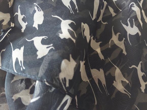 Lenço Scarf Gatos