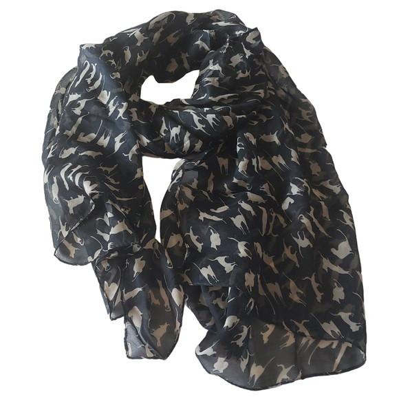 Lenço Scarf Gatos