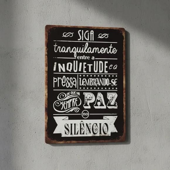 Placa Decorativa Desiderata de Max Ehrmann