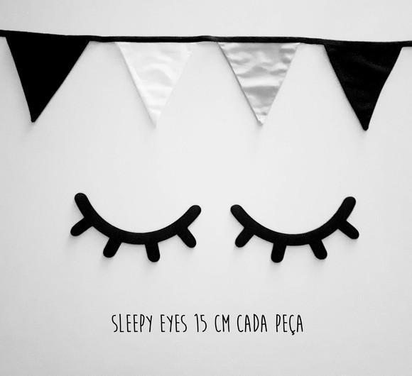 Sleepy Eyes Cilios Nordic Decoração 15 cm