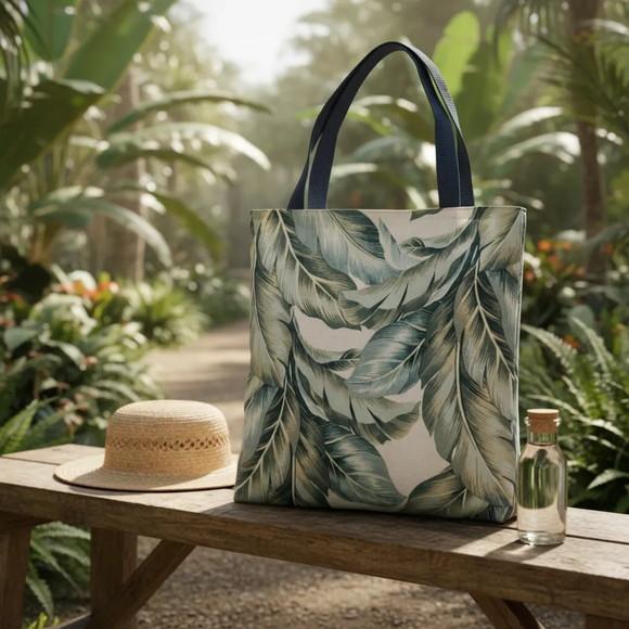 Tote Bag Tecido Acquablock Folhagem
