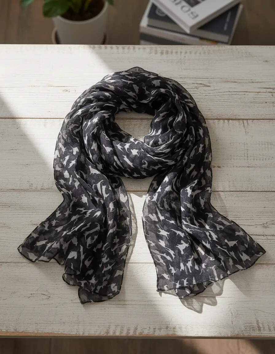 Lenço Scarf Gatos