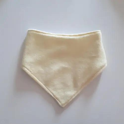 Babador atoalhado bandana Amarelo Flanela