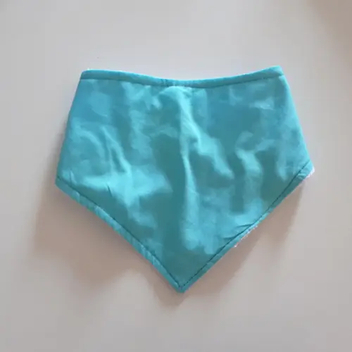 Babador atoalhado bandana Turquesa