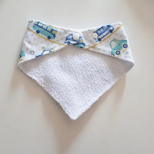 Babador atoalhado bandana Viagem