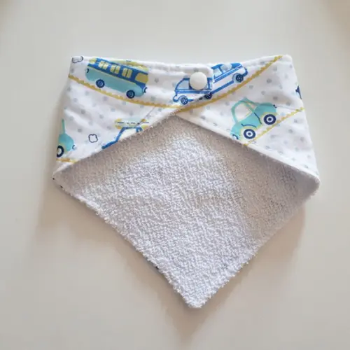 Babador atoalhado bandana Viagem