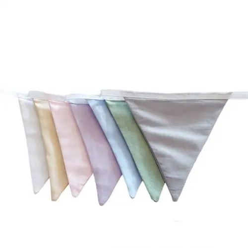 Bandeirinhas de Tecido Cores Candy