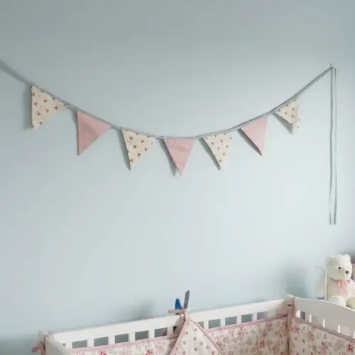 Bandeirinhas em Tecido Decoracao Mia