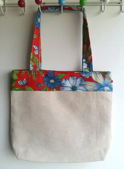 Bolsa de Algodão Faixa Florida