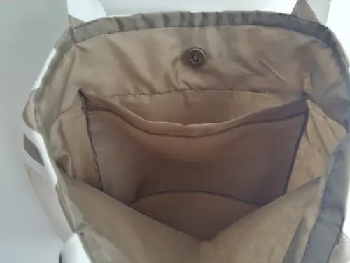 Bolsa de Algodão Faixa Chevron