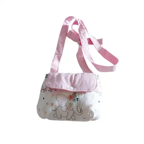 Bolsa Tiracolo Infantil Elefantinha/poá