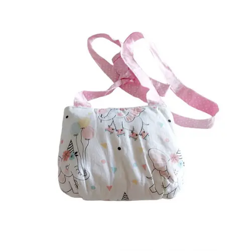 Bolsa Tiracolo Infantil Elefantinha/poá