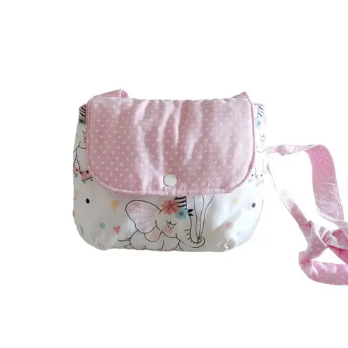 Bolsa Tiracolo Infantil Elefantinha/poá