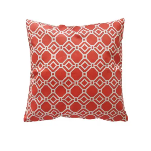 Capa de Almofada Acquablock Arabesco Coral