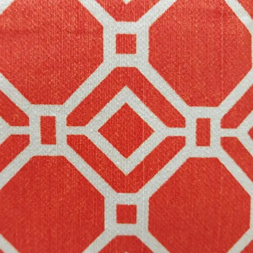 Capa de Almofada Acquablock Arabesco Coral